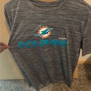 Miami Dolphins Nike Dri-FIT Gray Tee